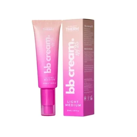 Crema de fata coloranta BB Cream Light Medium SPF25, 50ml, Synergy Therm — preț și oferte