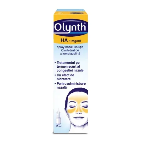 Olynth HA 1mg/ml spray nazal, 10ml, Kenvue — preț și oferte