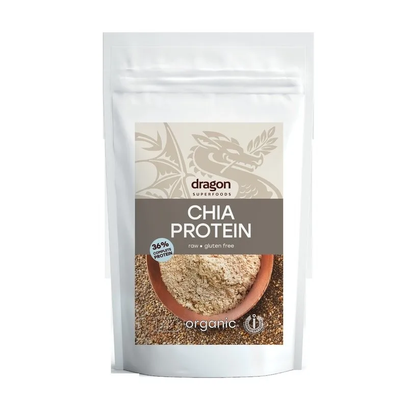 Pudra proteica de chia raw eco, 200g, Dragon Superfoods — preț și oferte