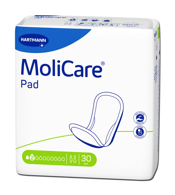 Hartmann Molicare pad 2 picaturi tampoane absorbante incontinenta 30 buc — preț și oferte