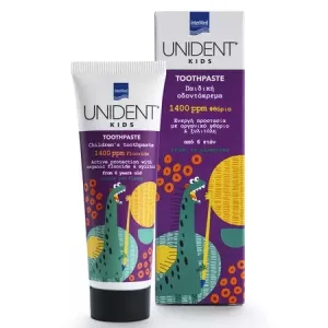 Pasta de dinti cu fluor 1400ppm pentru copii Unident Kids, 50ml, Intermed