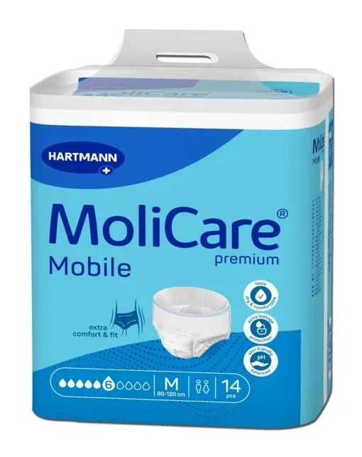 Scutece adulti tip chilot MoliCare Premium Mobile 6pic M,14 bucati, Hartmann PAUL HARTMANN AG — preț și oferte