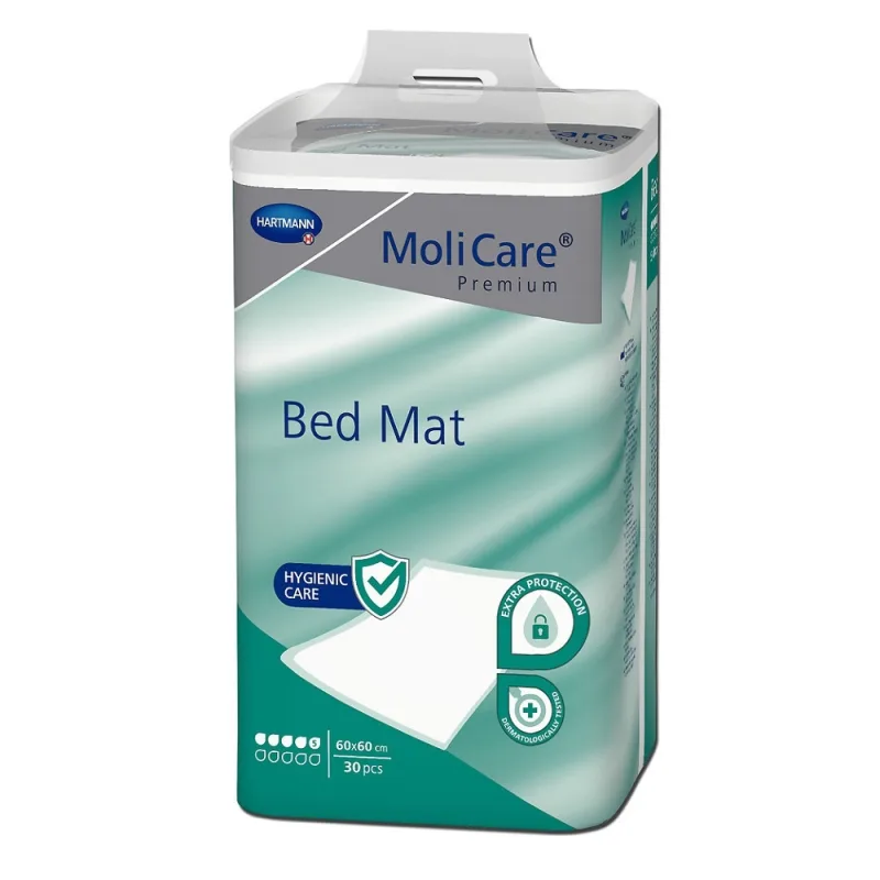 MoliCare Premium Bed Mat Aleze 5 picaturi, 60x60 cm x 30buc (Hartmann) PAUL HARTMANN AG — preț și oferte