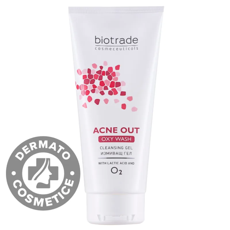 Gel curatare ten Acne Out Oxy Wash, 200ml, Biotrade — preț și oferte