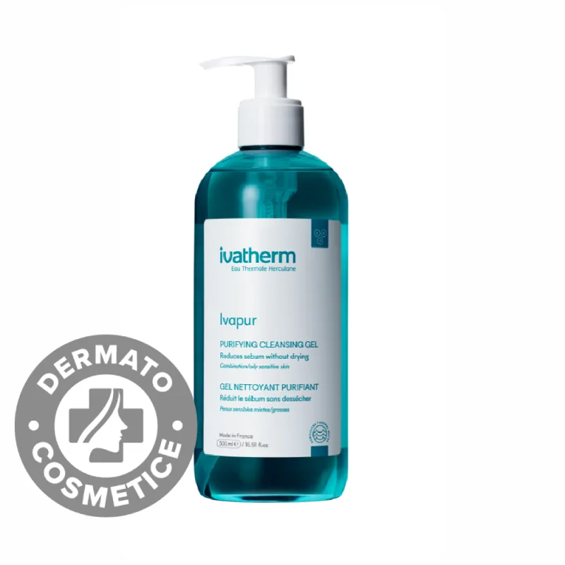 Gel spumant purifiant de curatare Ivapur, 500ml, Ivatherm — preț și oferte