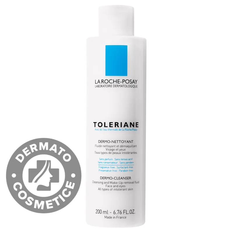 Lapte demachiant si de curatare pentru tenul intolerant si sensibil Toleriane, 200ml, La Roche-Posay — preț și oferte