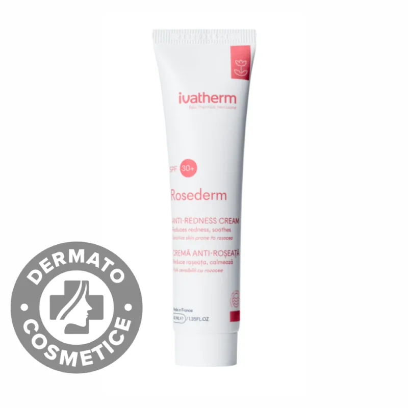 Crema Rosederm pentru piele cuperozica SPF 30, 40ml, Ivatherm — preț și oferte