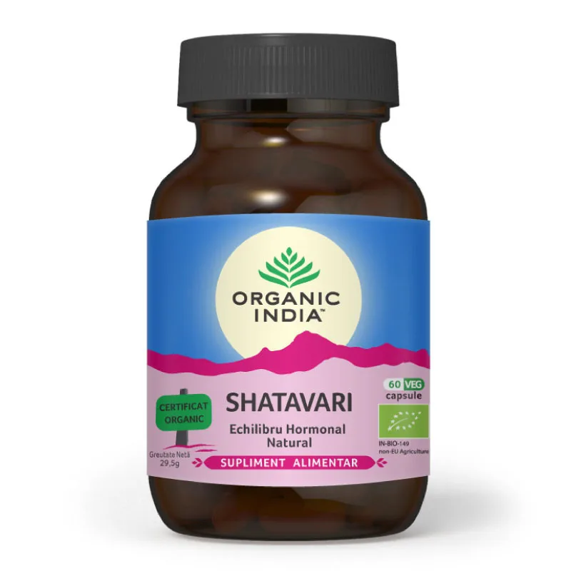 Shatavari, 60 capsule, Organic India — preț și oferte