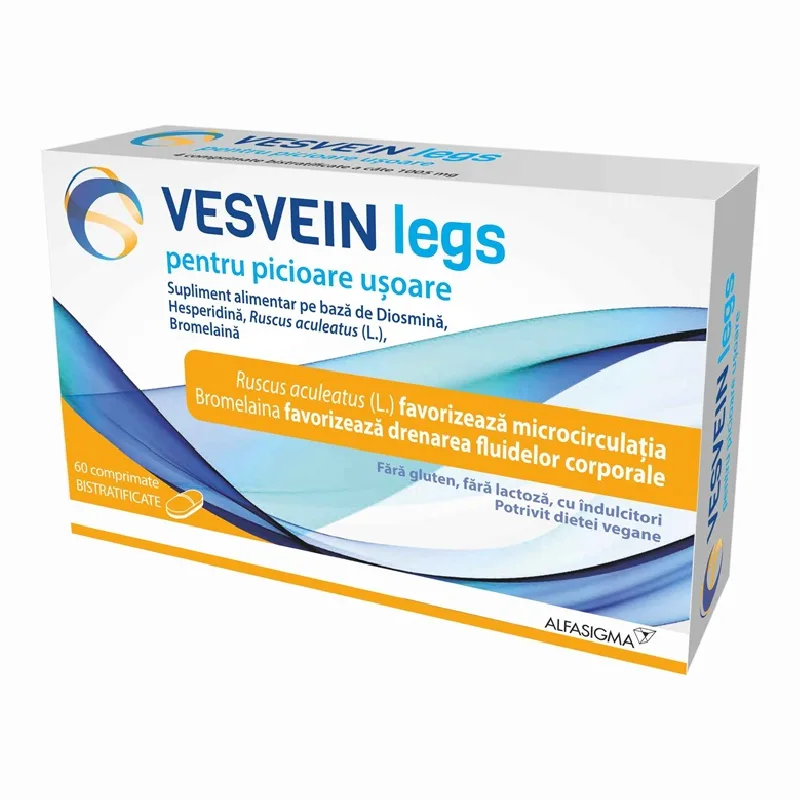 Vesvein Legs, 60 comprimate, Alfasigma — preț și oferte