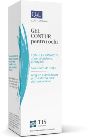 Gel pentru conturul ochilor NutriTIS Q4U, 20ml, Tis Farmaceutic