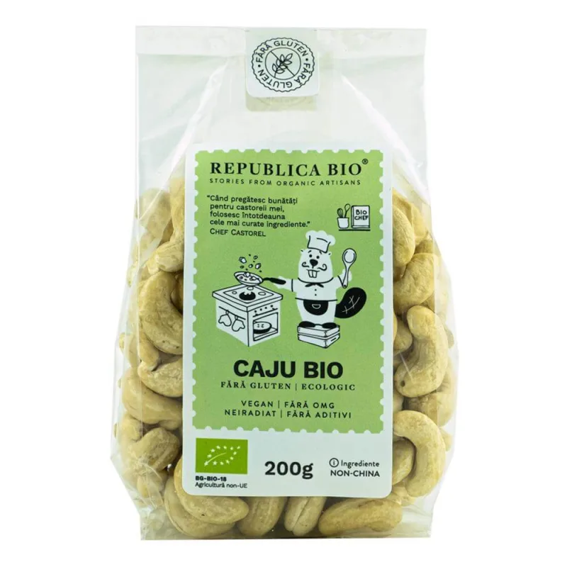 Caju fara gluten, 200g, Republica Bio — preț și oferte