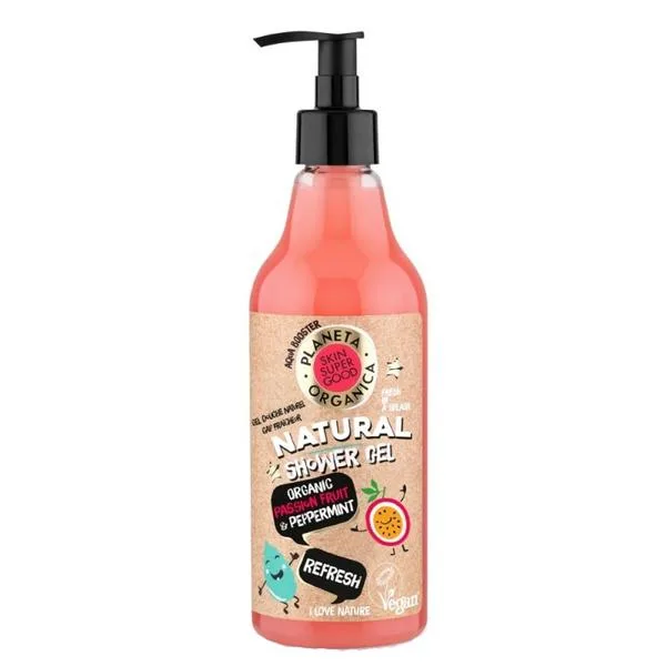 Gel de dus Natural Refresh, 500ml, Planeta Organica — preț și oferte