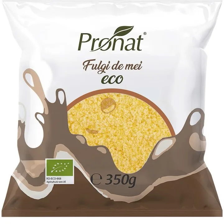 Fulgi de mei Bio, 350g, Pronat — preț și oferte