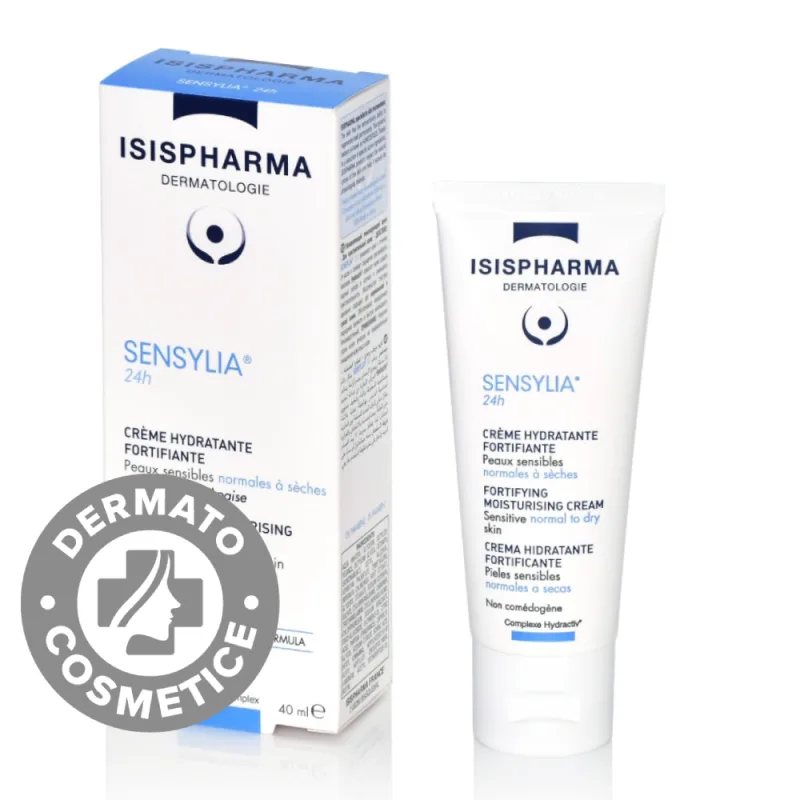 Crema hidratanta fortifianta Sensylia 24, 40ml, Isis Pharma — preț și oferte