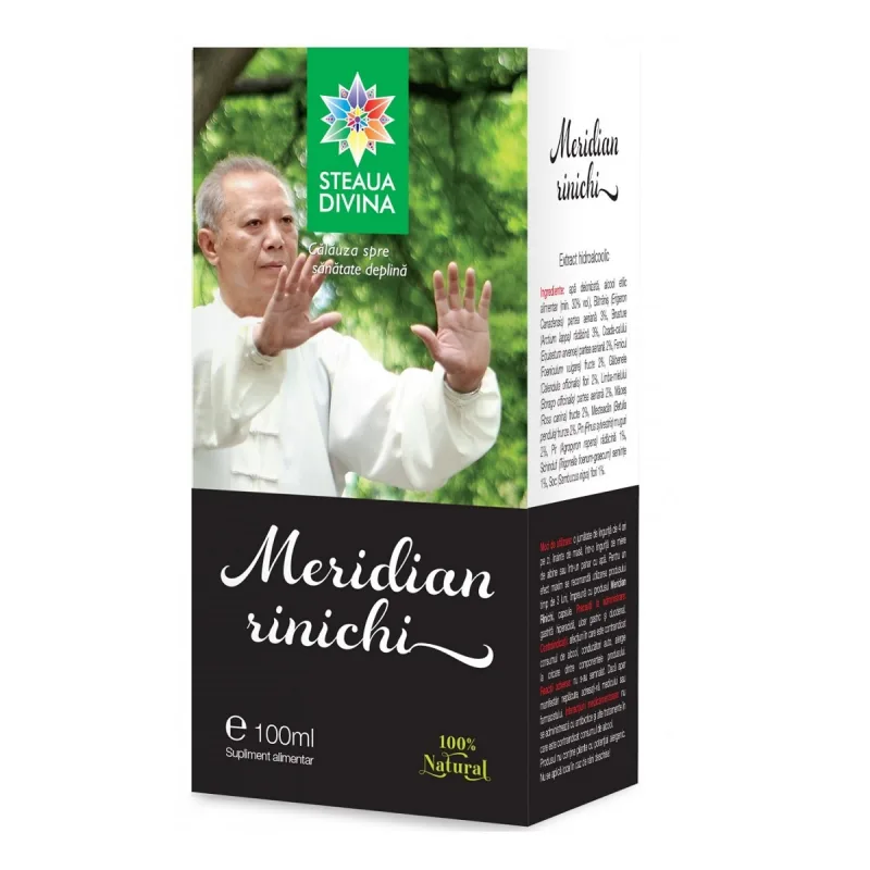 Tinctura pentru rinichi Meridian, 100ml, Steaua Divina — preț și oferte