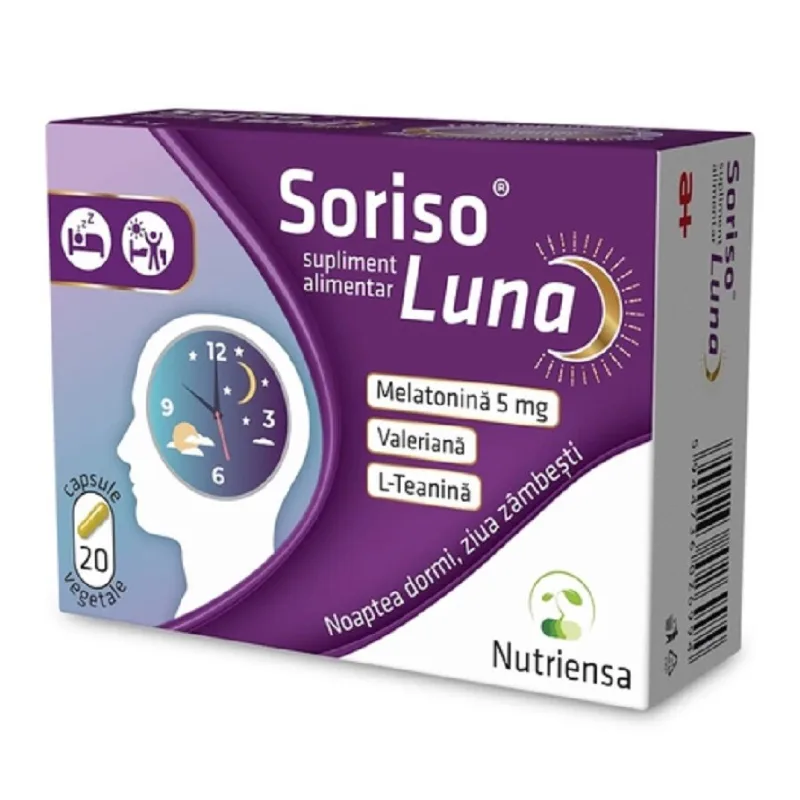 Soriso Luna, 20 capsule, Antibiotice SA — preț și oferte