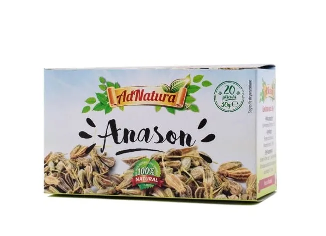 Ceai de anason, 20 plicuri, AdNatura — preț și oferte