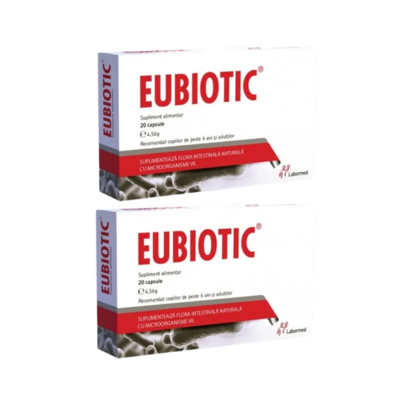 Eubiotic 20 capsule Pachet Promo 1+1, Labormed — preț și oferte