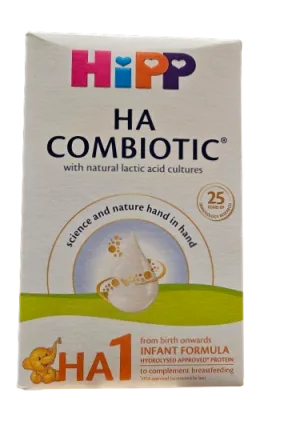 Lapte praf HA 1 Combiotic lapte de inceput de la nastere, 350 g, HiPP