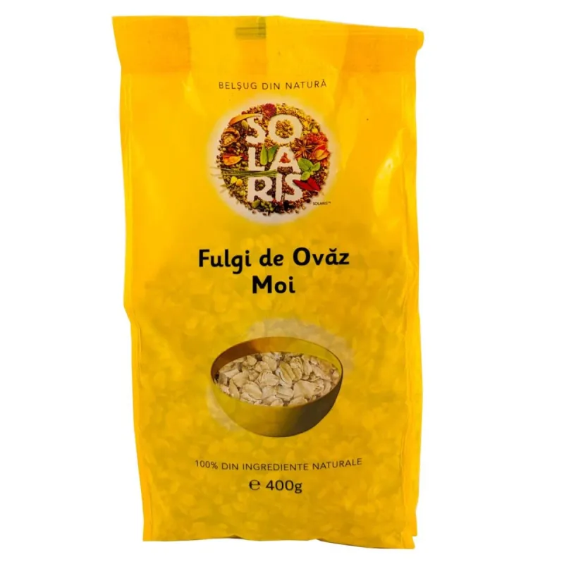 Fulgi de ovaz moi, 400g, Solaris — preț și oferte