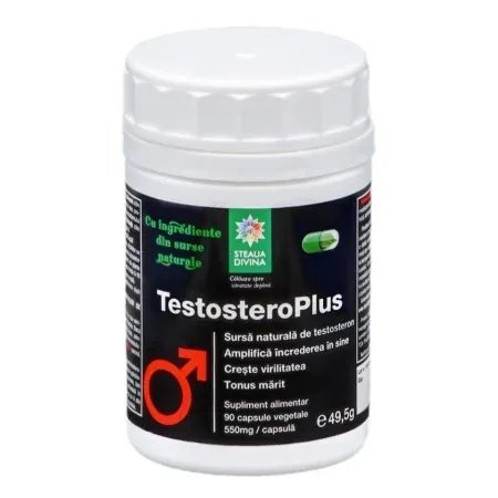 Testostero Plus 500mg, 90 capsule, Steaua Divina — preț și oferte