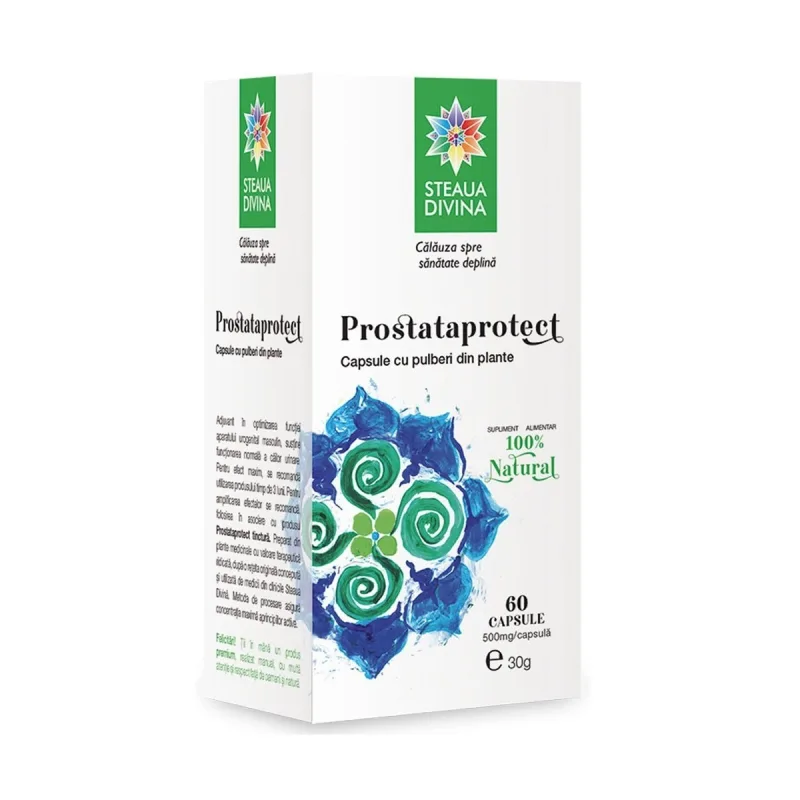 Prostataprotect 500mg, 60 capsule, Steaua Divina — preț și oferte