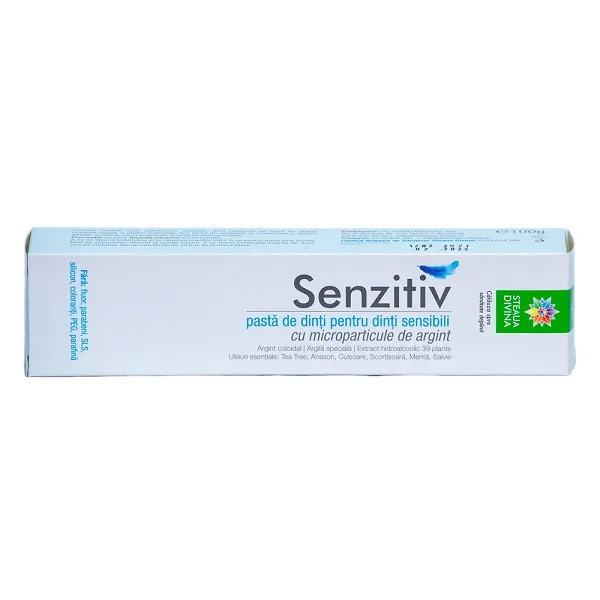 Pasta de dinti Senzitiv Santoral, 75ml, Steaua Divina — preț și oferte