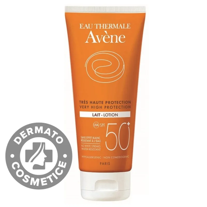 Lotiune pentru protectie solara piele sensibila SPF50+, 100ml, Avene — preț și oferte