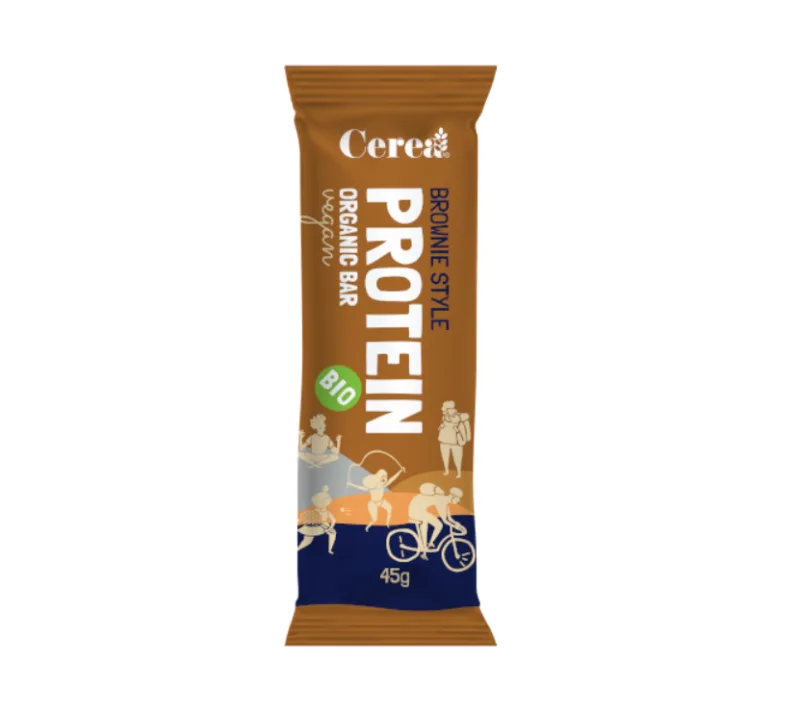 Baton proteic Bio vegan cu Brownie Protein, 45g, Cerea — preț și oferte