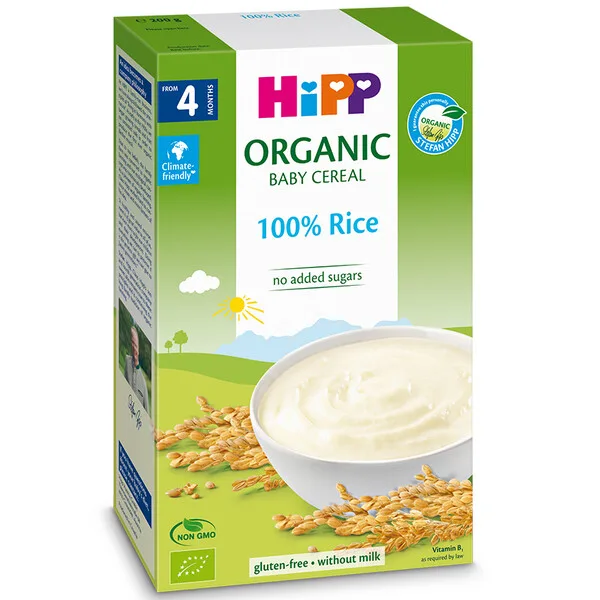 Cereale 100% orez Eco, 200g, HiPP — preț și oferte