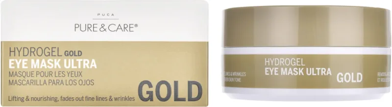 Plasturi hidrogel cu aur pentru ochi, 30 bucati, Puca Pure&Care — preț și oferte