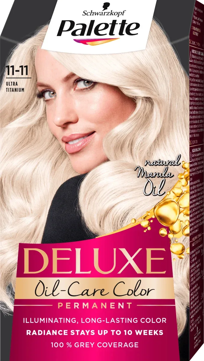 Vopsea de par permanenta 11-11 Blond Ultra Titan Deluxe , 130ml, Palette — preț și oferte