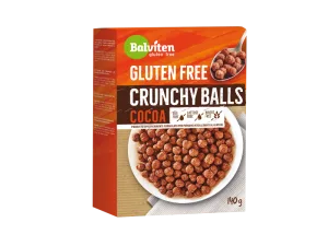 Bilute crocante cu cacao fara gluten si lactoza, 140g, Balviten