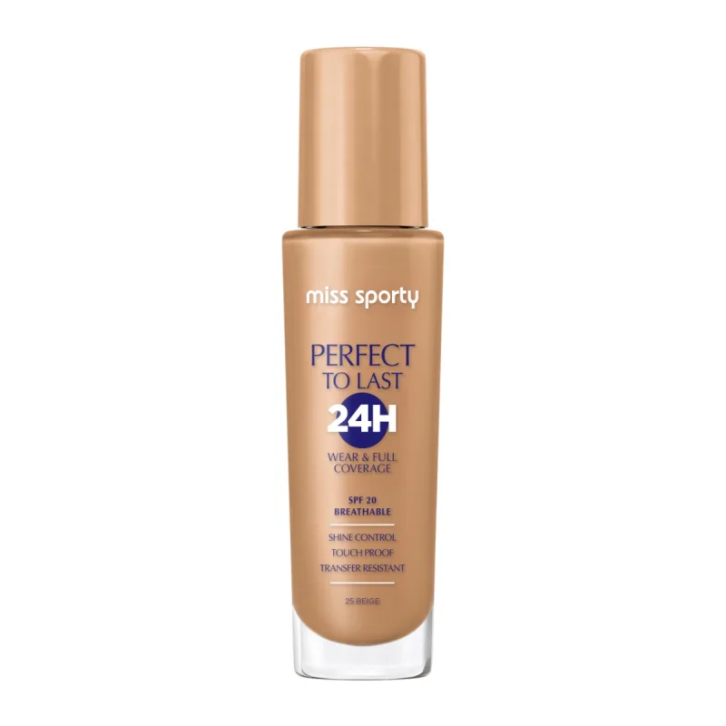 Fond de ten Perfect To Last 24H 25 Beige, 30ml, Miss Sporty — preț și oferte