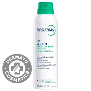 Spray de corp calmant anti-imperfectiuni Kerato+ Sebium, 150ml, Bioderma