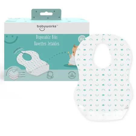 Bavete de unica folosinta, 24 bucati, Baby Works — preț și oferte