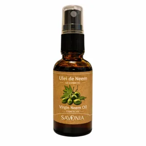 Ulei de neem virgin pentru uz cosmetic, 30m, Savonia