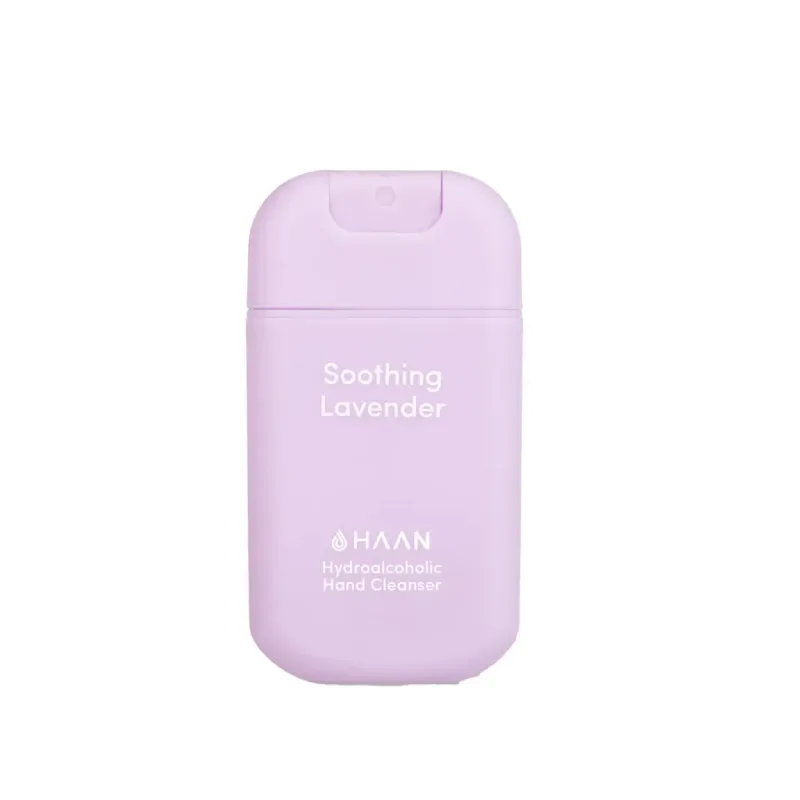 Gel igienizant pentru maini cu note de lavanda Soothing Lavender, 30ml, Haan — preț și oferte