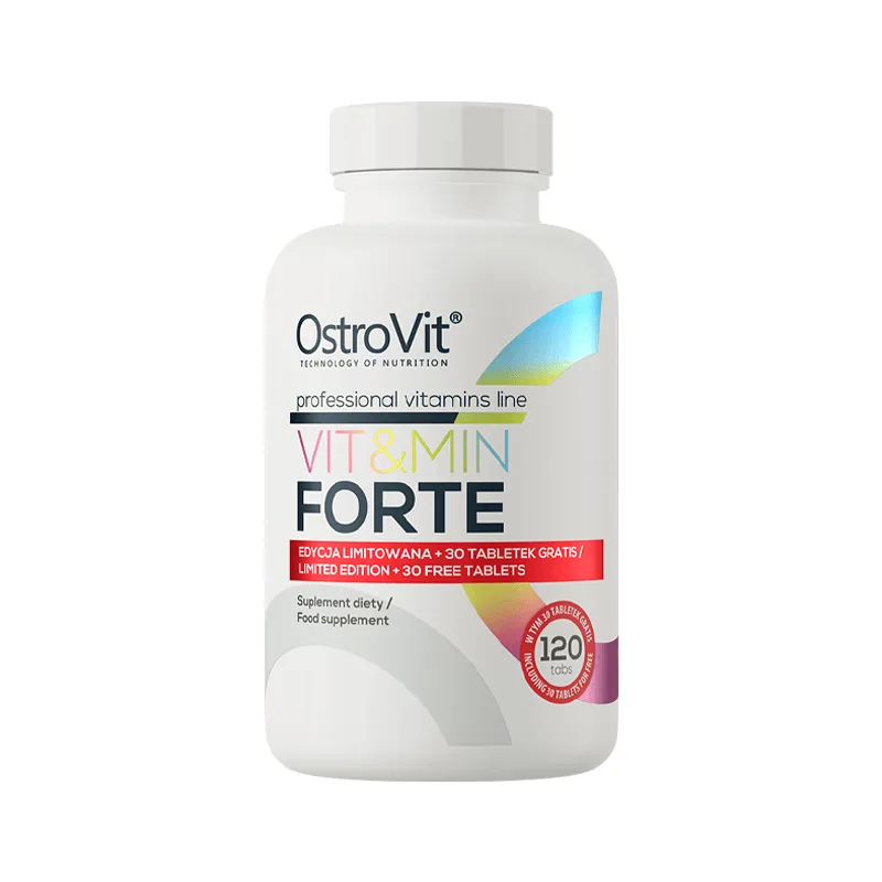 Vitamine & Minerale Forte, 120 tablete, OstroVit — preț și oferte