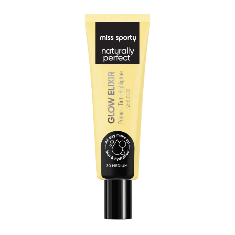 Baza de machiaj 3In1 Naturally Perfect Glow Elixir 30 Medium, 20ml, Miss Sporty — preț și oferte