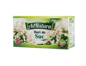 Ceai de soc, 20 plicuri, AdNatura