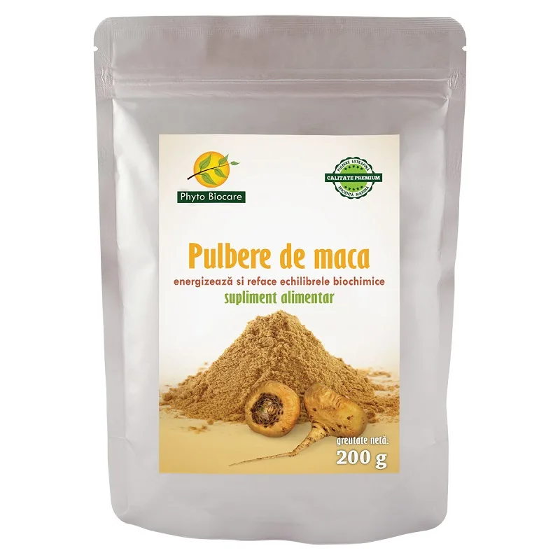 Pulbere de maca, 200g, Phyto Biocare — preț și oferte