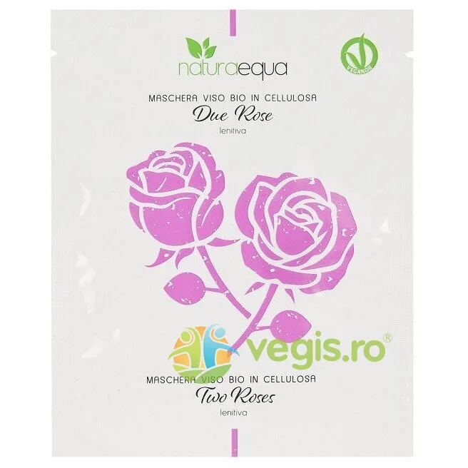 Masca Faciala Bio cu 2 Trandafiri Rosa Rugosa si Rosa Muscosa 12ml NATURAEQUA — preț și oferte