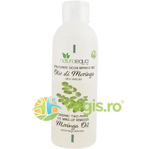 Demachiant Bio Bifazic pentru Ochi cu Ulei de Moringa 150ml NATURAEQUA — preț și oferte