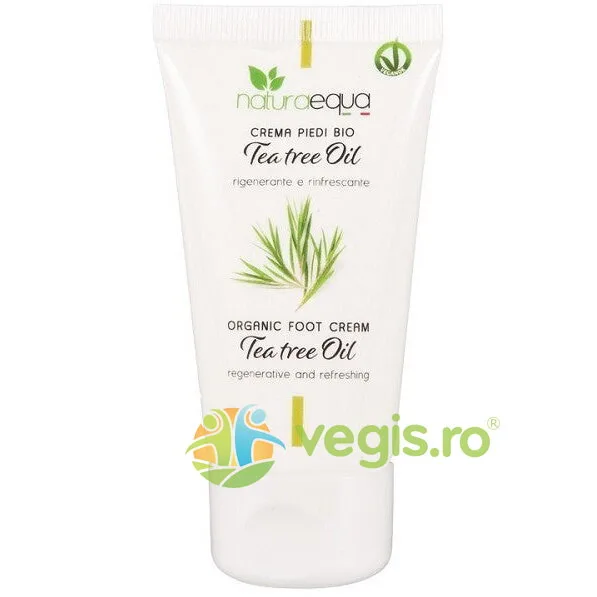Crema Bio pentru Picioare Obosite cu Shea, Tea Tree si Lavanda 50ml — preț și oferte