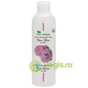 Lapte Demachiant Bio cu 2 Trandafiri Rosa Rugosa si Muscosa 250ml