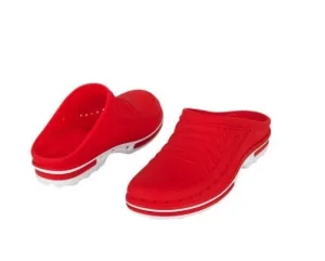 Papuci medicali autoclavabili Wock CLOG 17, marimea 35/36, rosu/alb, talpic polimeric
