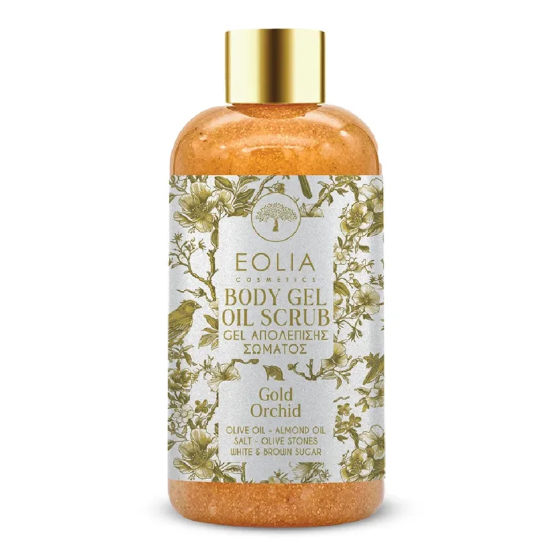 Gel de dus scrub pentru corp, Gold Orhid, 250ml, Eolia — preț și oferte