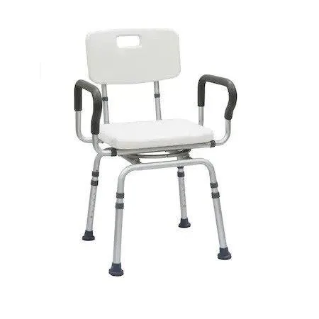 Scaun de baie rotativ cu manere si spatar, reglabil pe inaltime, CMX-3641L, Medico Medico Farmaceutic Denyro — preț și oferte
