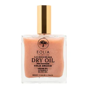 Ulei uscat cu sclipici, Pink Diamond, 100 ml, Eolia